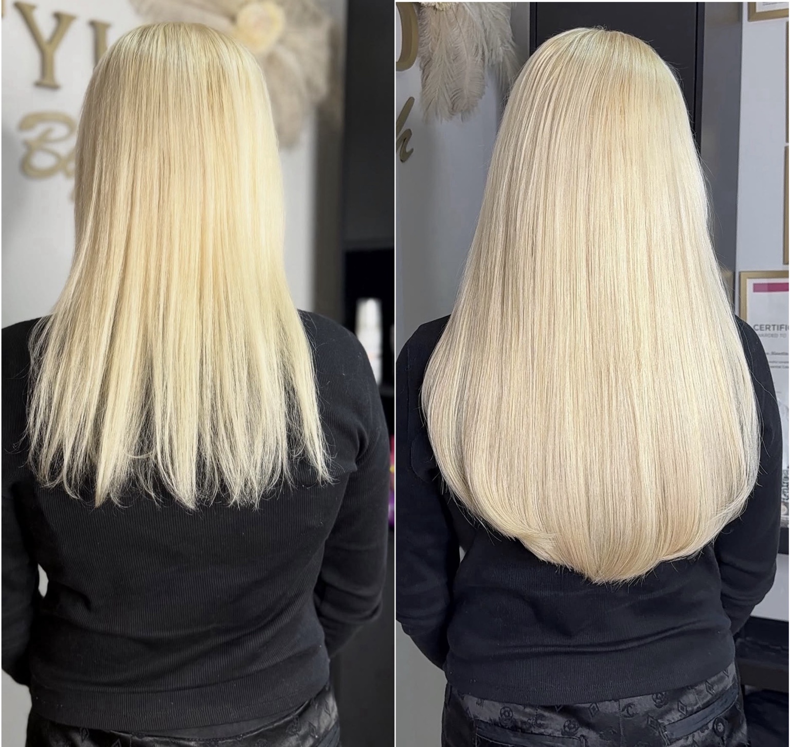 Styled by Sash hair extension work
